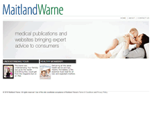 Tablet Screenshot of maitlandwarne.com